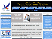 Tablet Screenshot of eagle-education.com