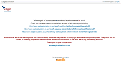 Desktop Screenshot of moodle.eagle-education.co.uk